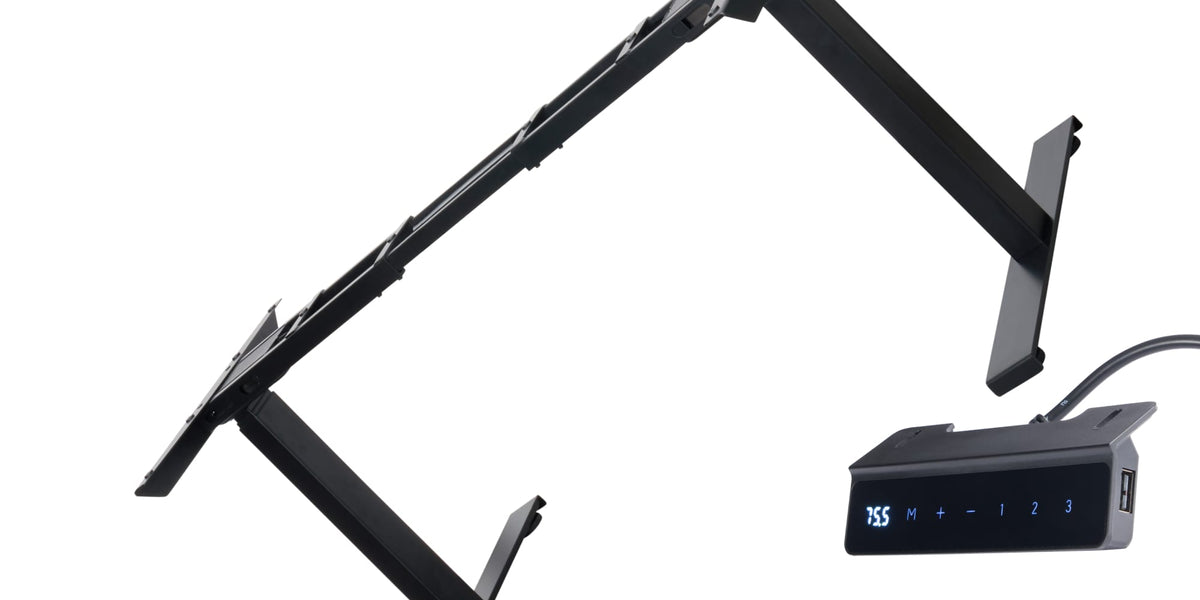 Height-adjustable table frame ECKIG