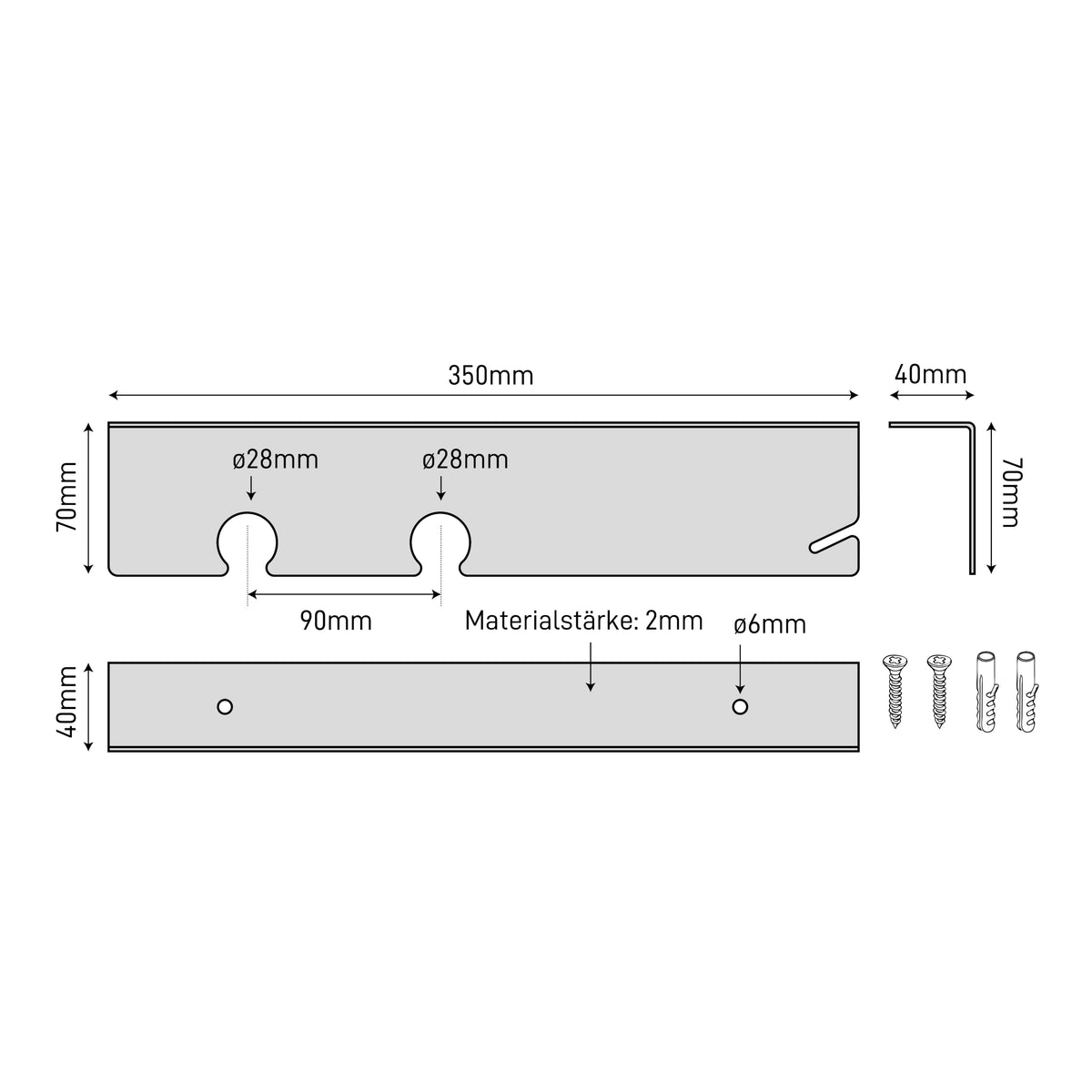 Les dimensions