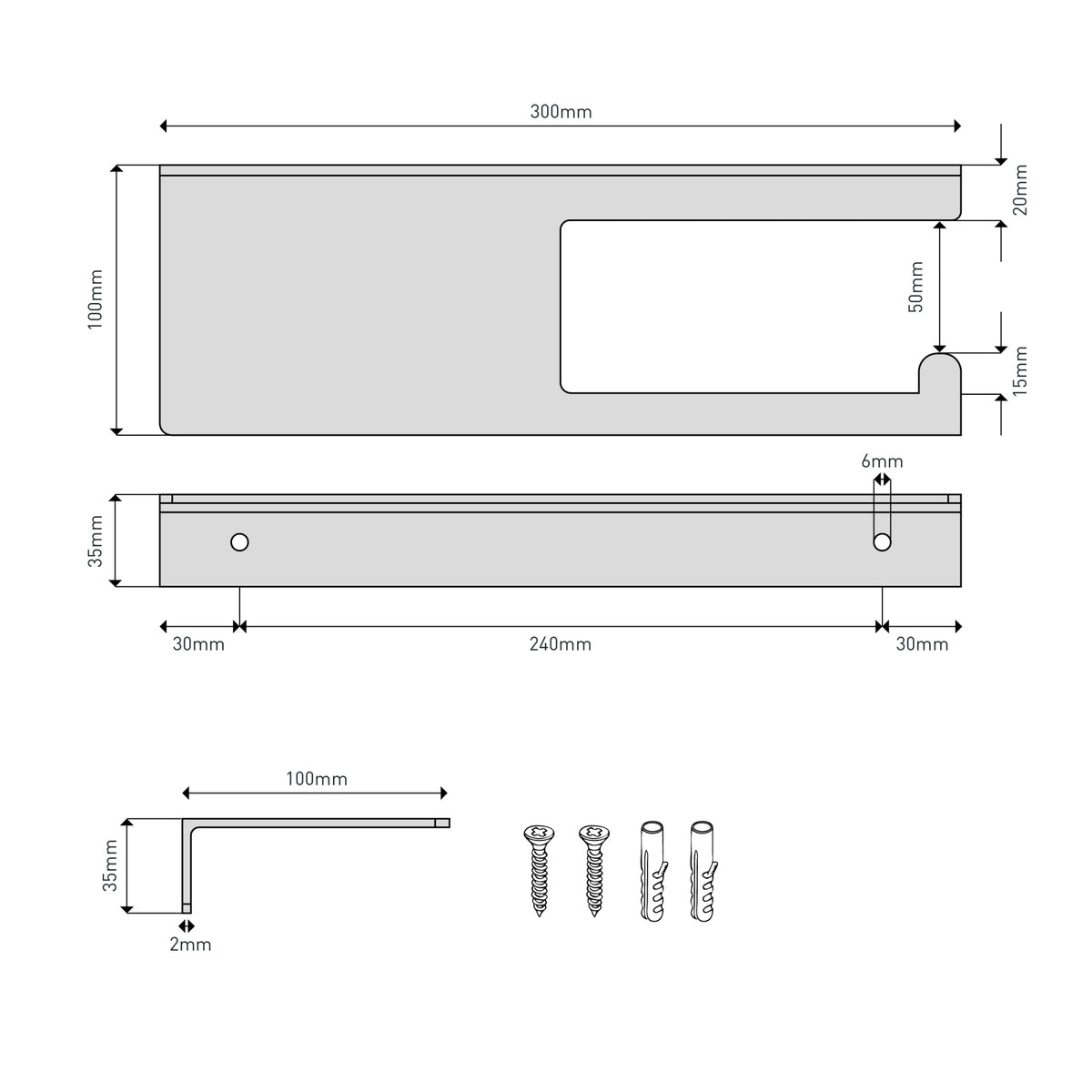 Les dimensions