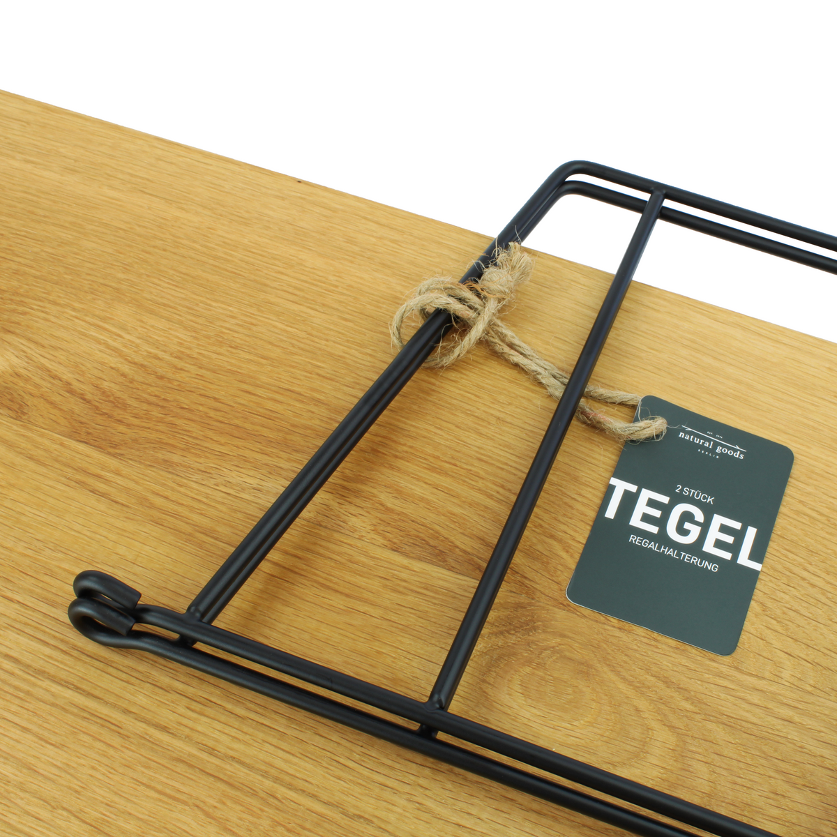 Juego de 2 soportes para baldas TEGEL