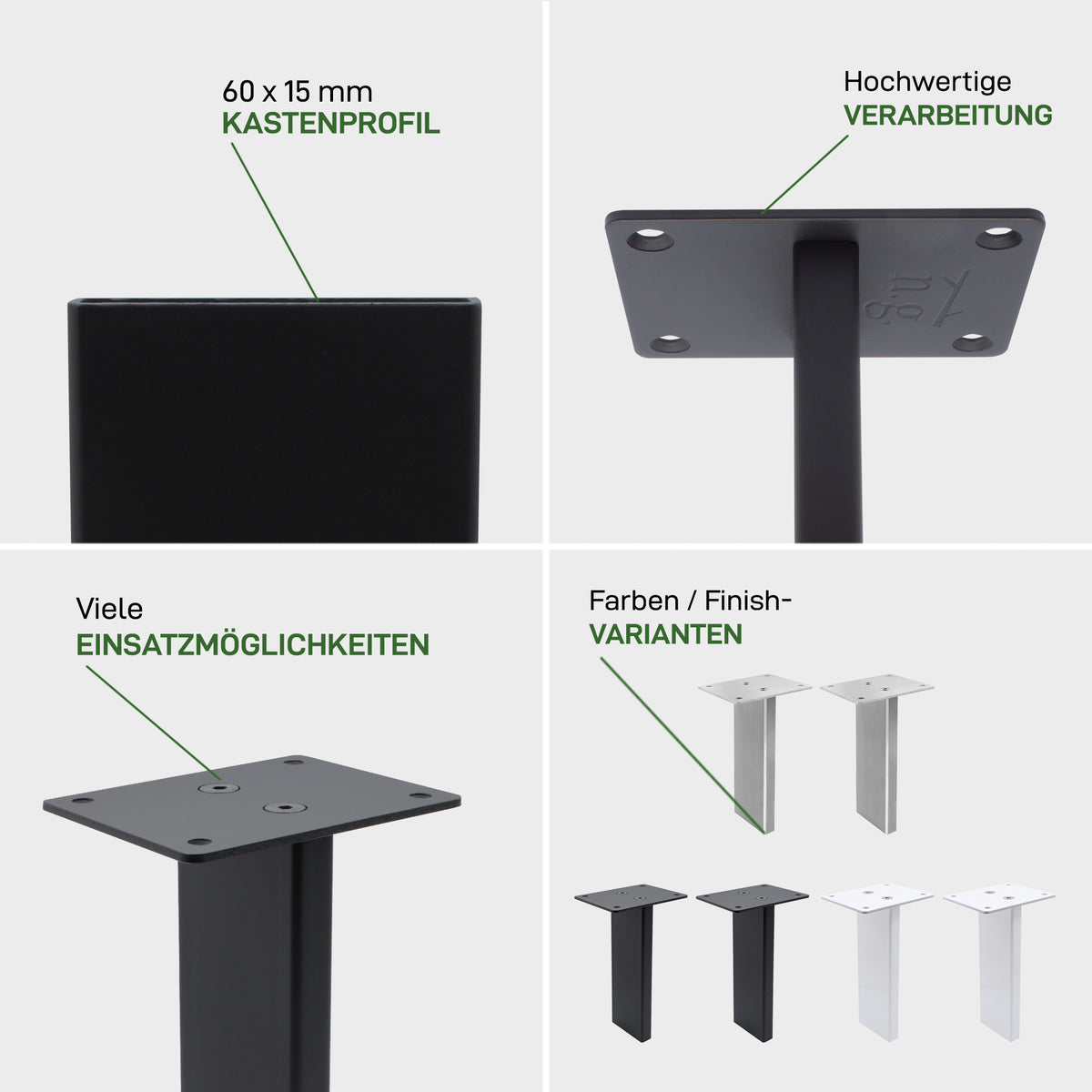Set of 2 bar consoles SCHRÄG