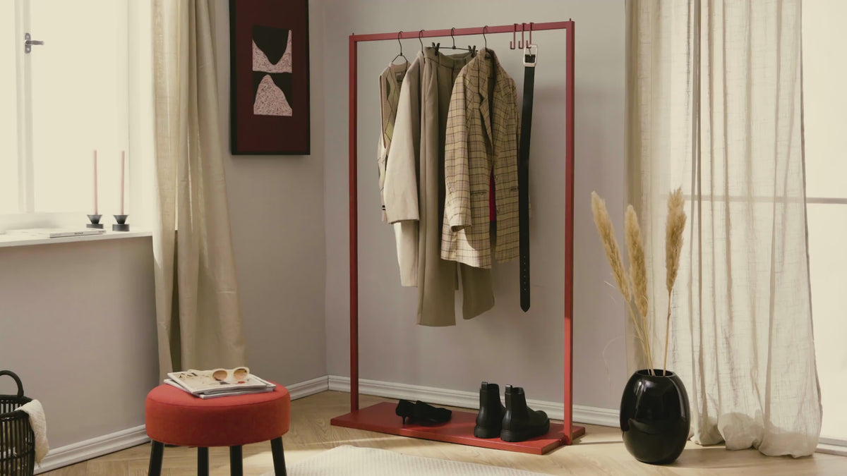 Load video: BASIS clothes rack