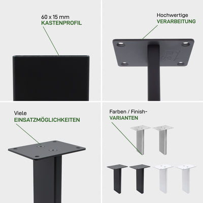 Set of 2 bar consoles SCHRÄG